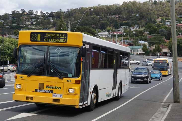 Metro Tasmania Scania N113CRB Ansair 198
